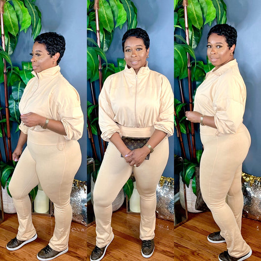 The JuJu Jogger Set (Beige)