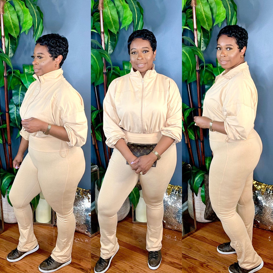 The JuJu Jogger Set (Beige)