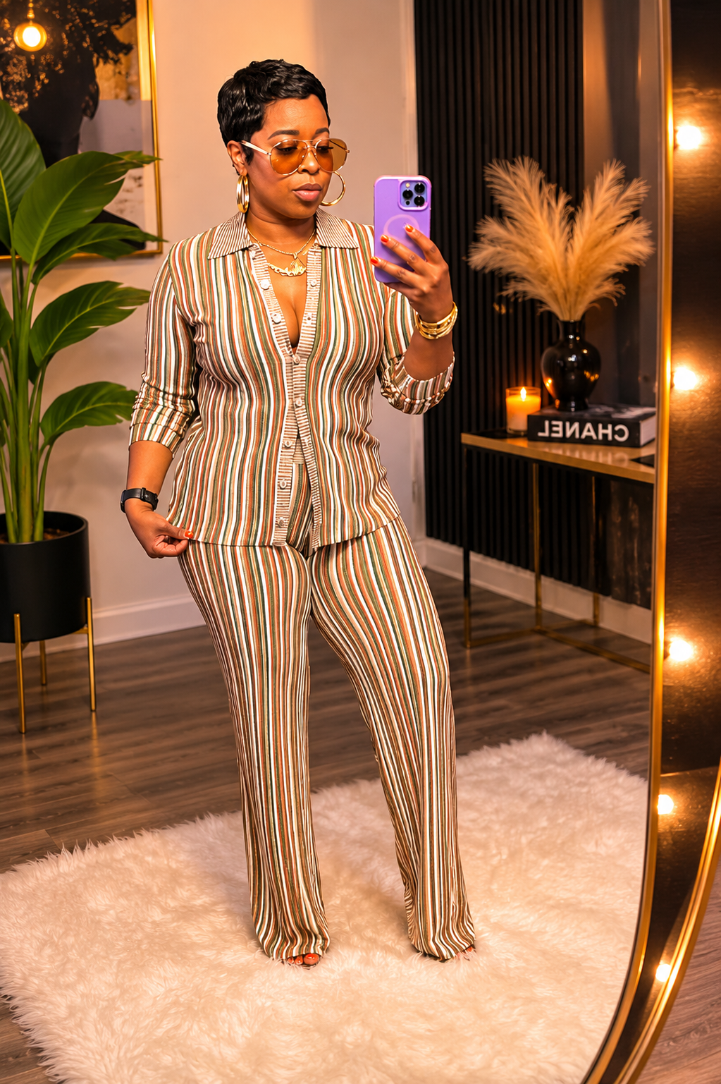 Vintage Avenue Knit Luxe Set
