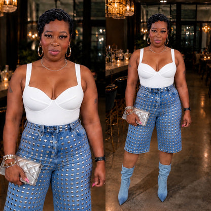 Wine & Dine Bodysuits (White)