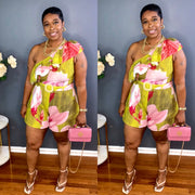 The Talulah One Shoulder Romper