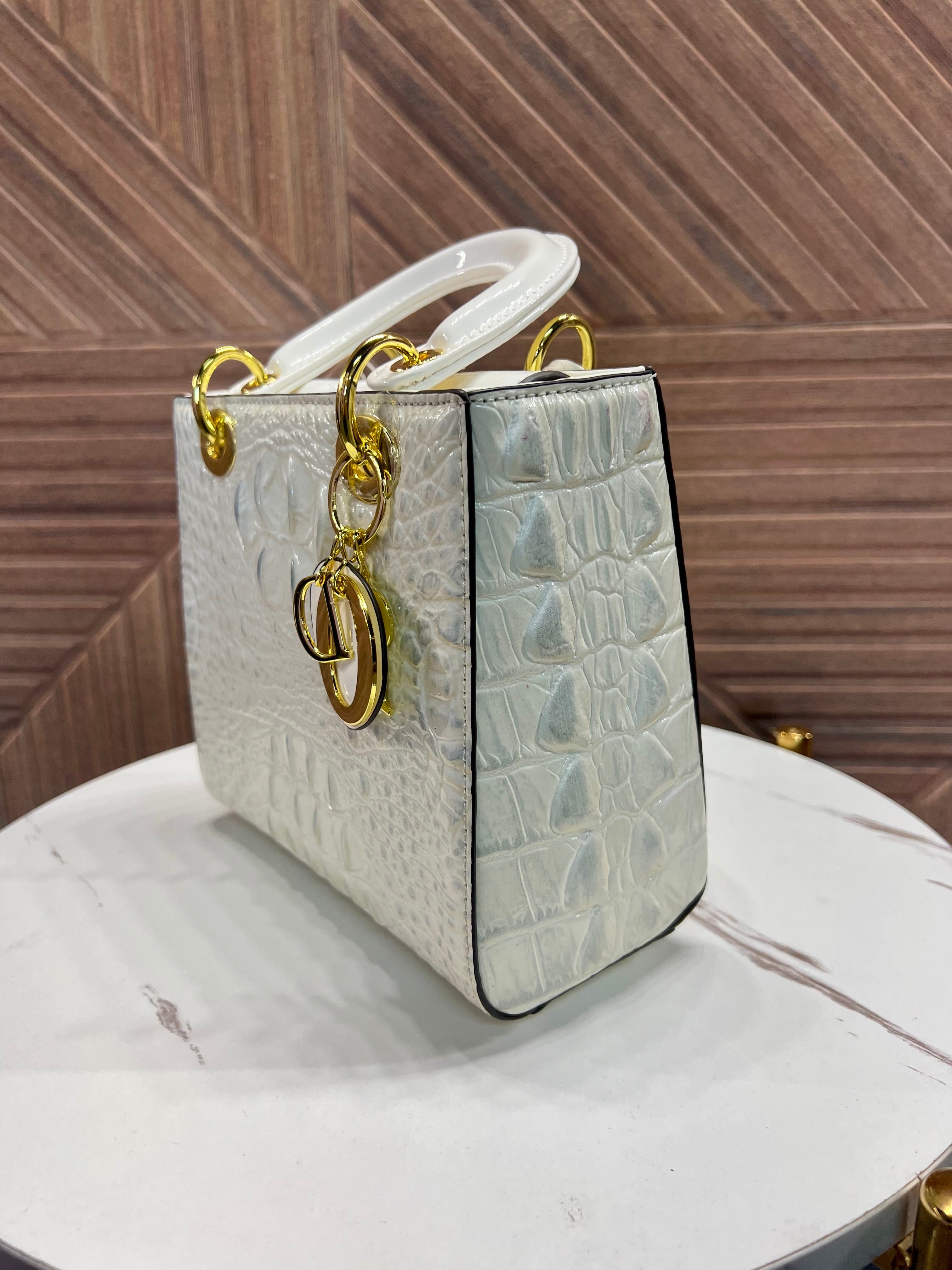 The Lady D.R. Crocodile Luxe Handbag