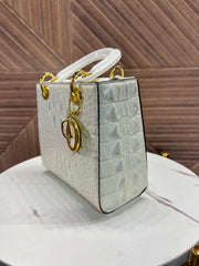 The Lady D.R. Crocodile Luxe Handbag