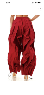 The Bellucci Luxe Pants (Red)