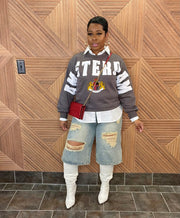 The Classic Boyfriend White Button Down Shirt (can size down)