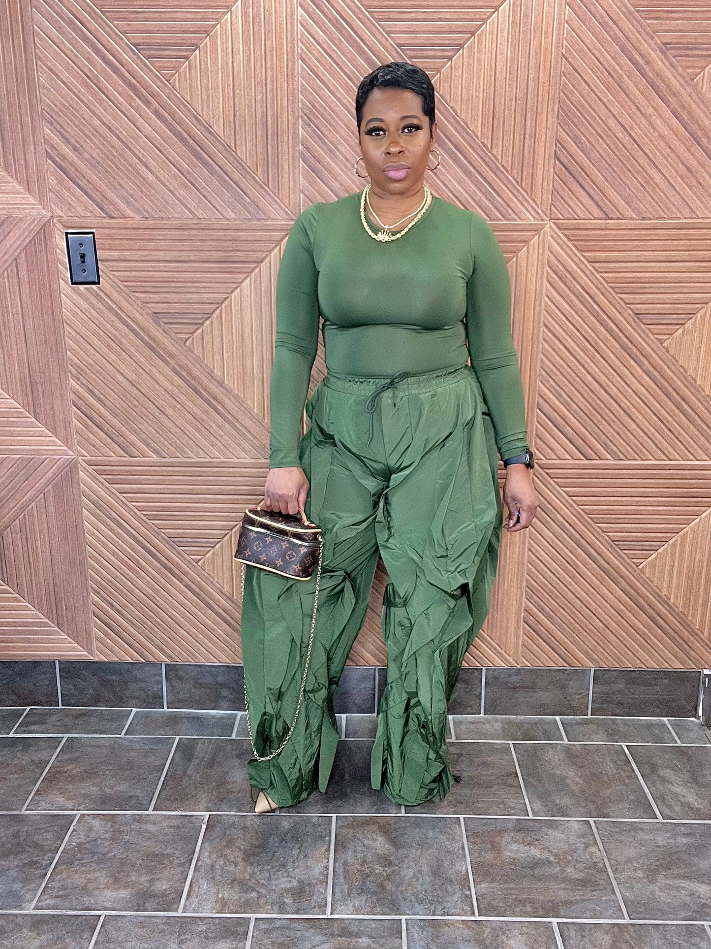 The Bellucci Luxe Pants (Olive)