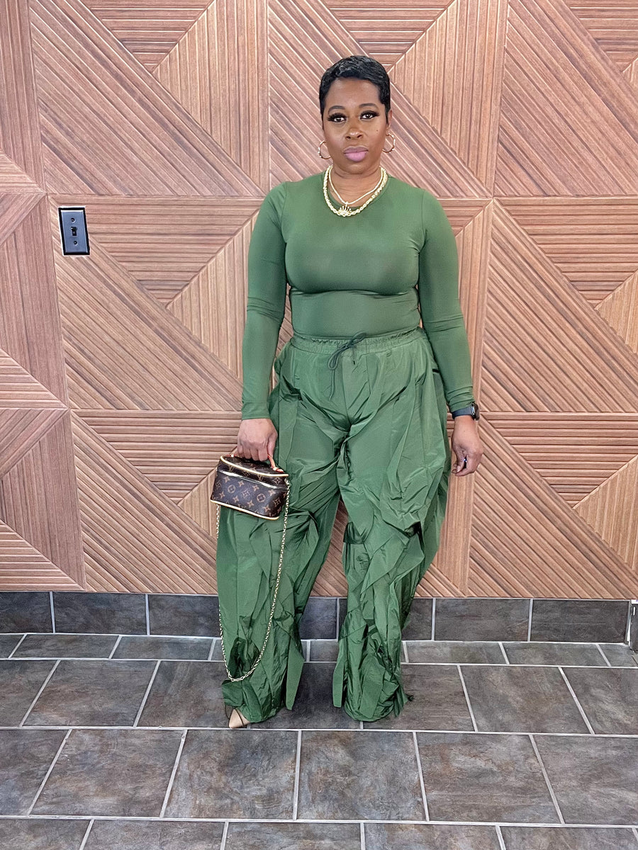 The Bellucci Luxe Pants (Olive)