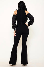 The Falling For You Jumpsuit (Black)
