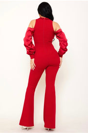 The Falling For You Jumpsuit (Red)