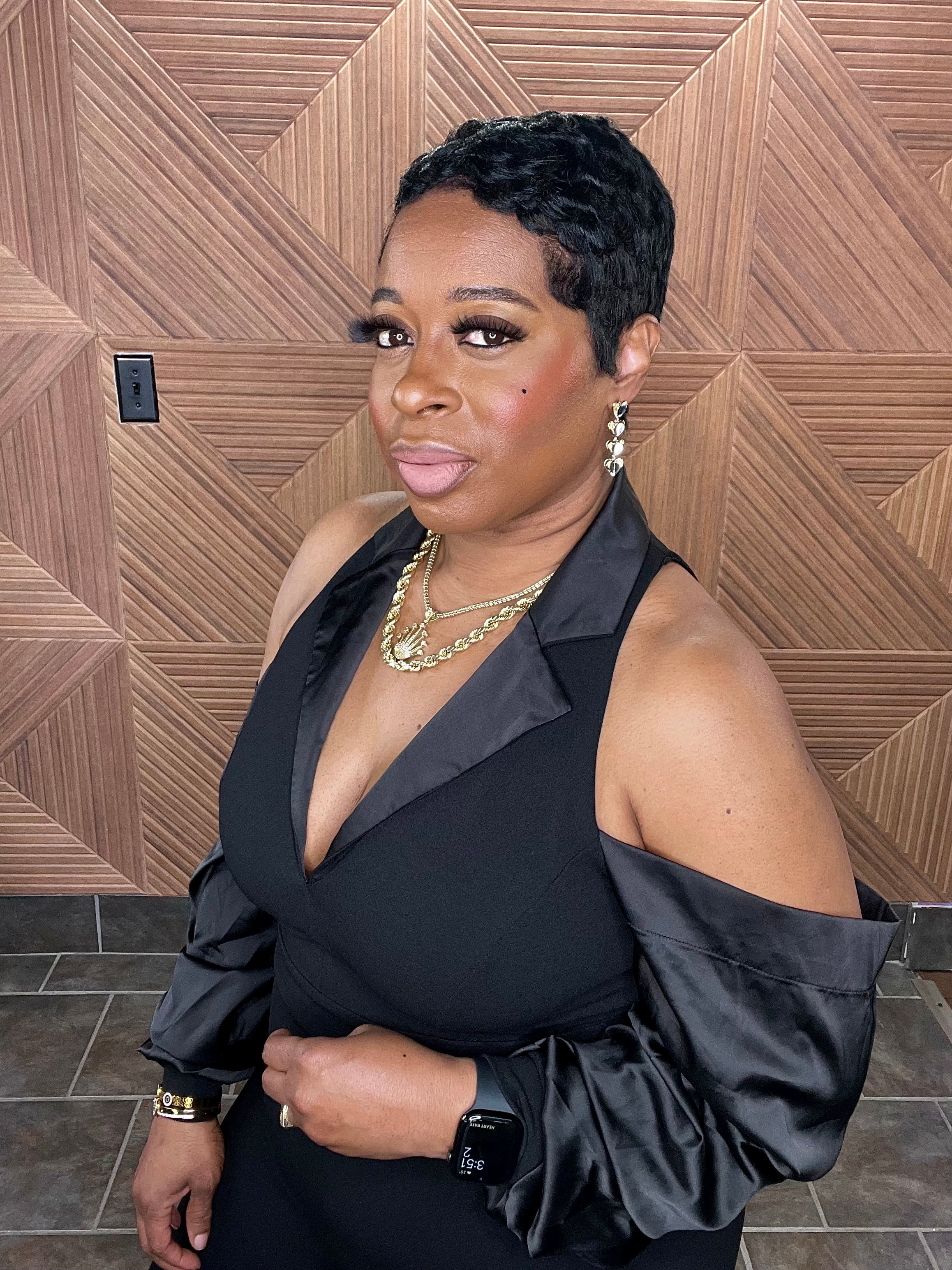 The Falling For You Jumpsuit (Black)