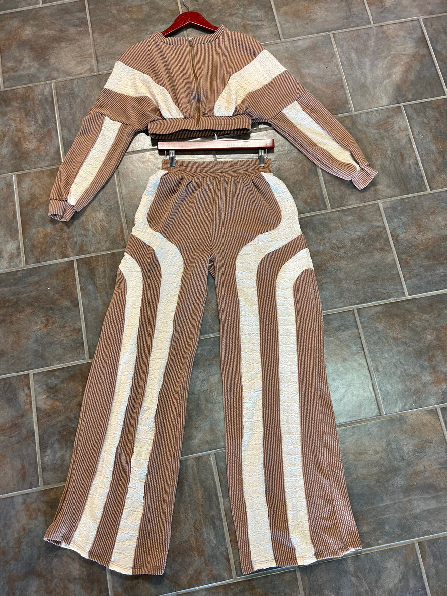 Soft Life Ribbed Lounge Set (stretchy)