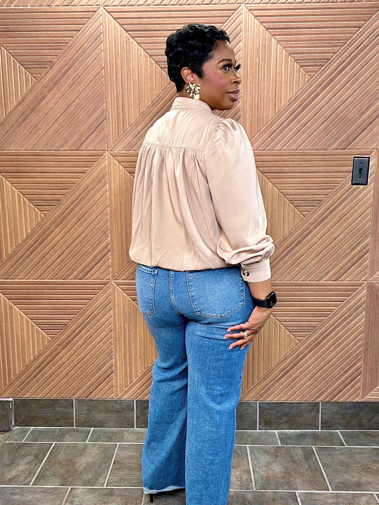Modern Muse Luxe Jacket (Khaki)