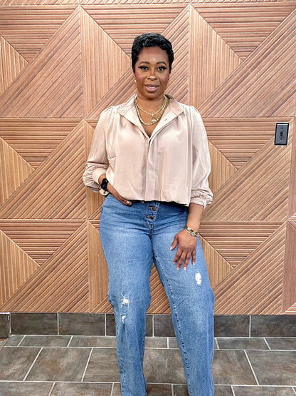 Modern Muse Luxe Jacket (Khaki)