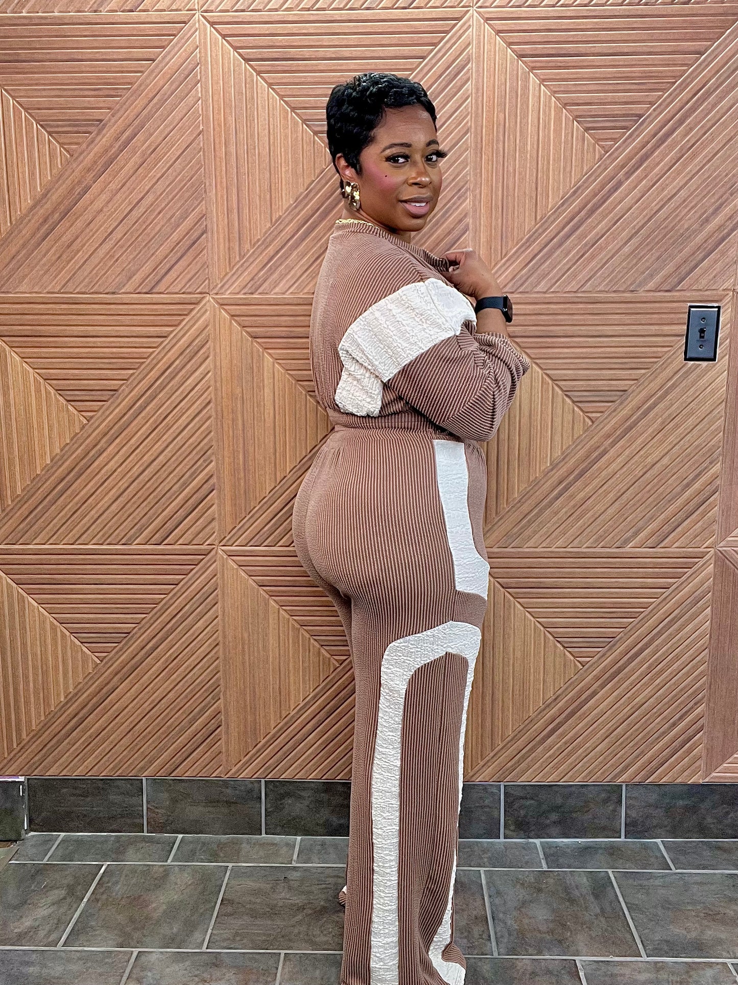 Soft Life Ribbed Lounge Set (stretchy)