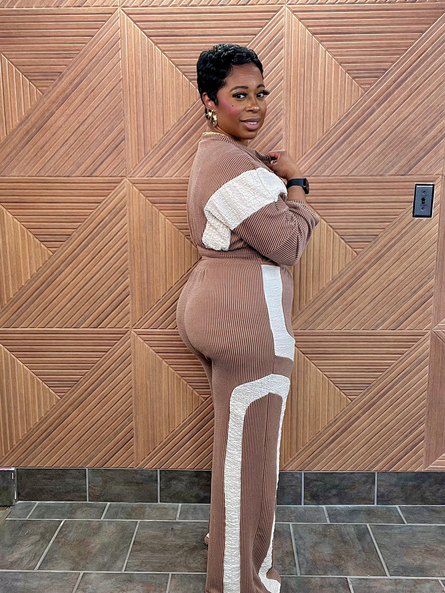 Soft Life Ribbed Lounge Set (stretchy)