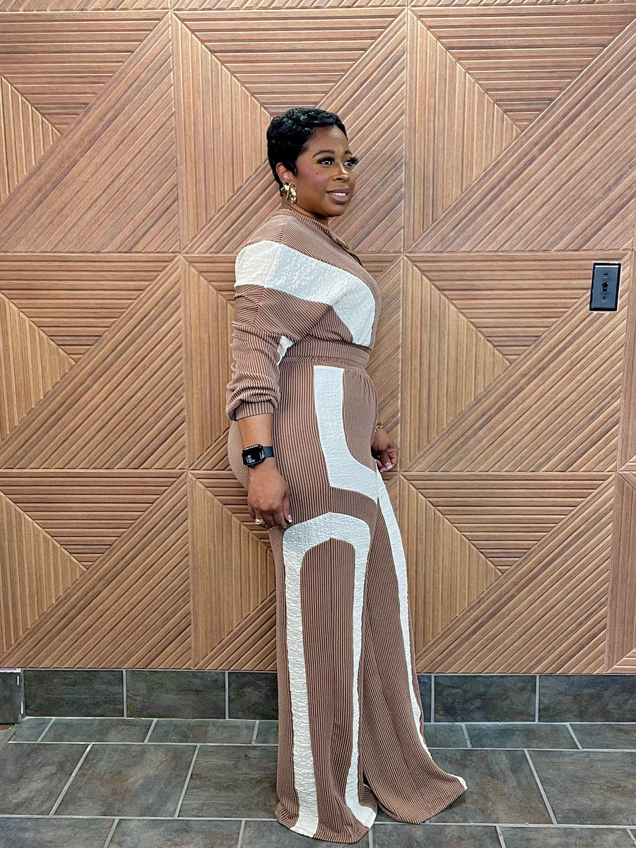 Soft Life Ribbed Lounge Set (stretchy)