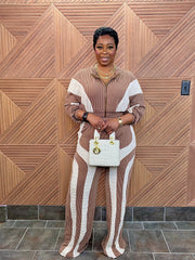 Soft Life Ribbed Lounge Set (stretchy)