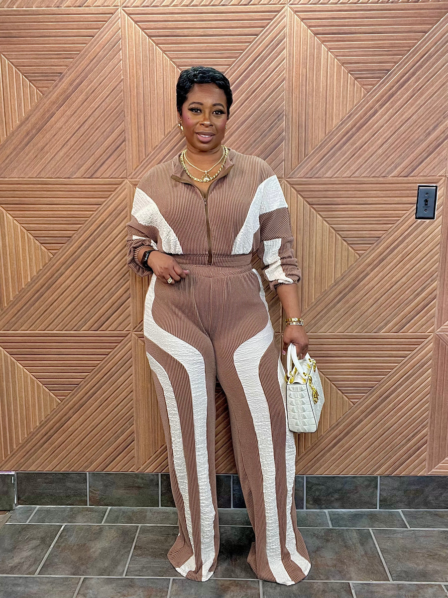 Soft Life Ribbed Lounge Set (stretchy)