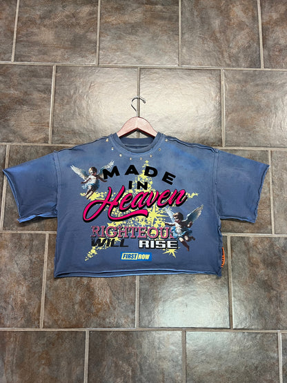 Heaven Sent Studded Urban Graphic Tee