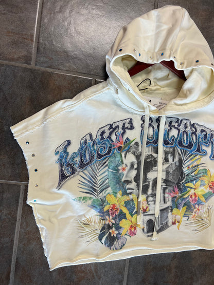 Tropic Rebel Luxe Urban Hoodie (Creme)
