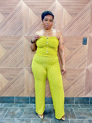 Chartreuse Chic Set (Green) Stretch