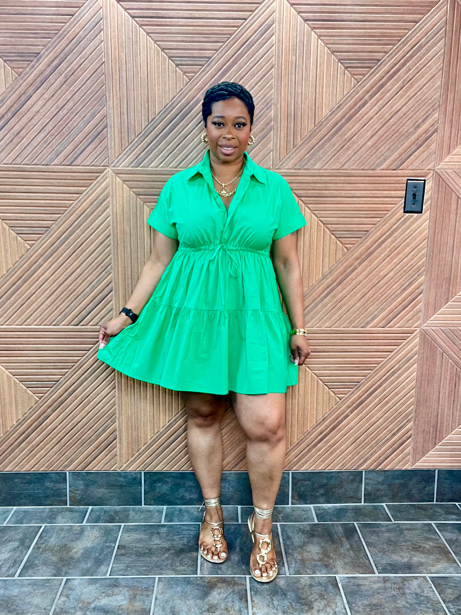 Simply Chic Dress (Green)