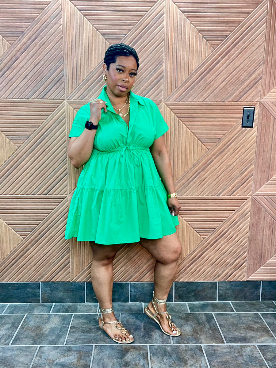 Simply Chic Dress (Green)