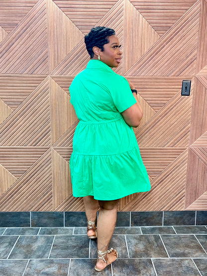 Simply Chic Dress (Green)