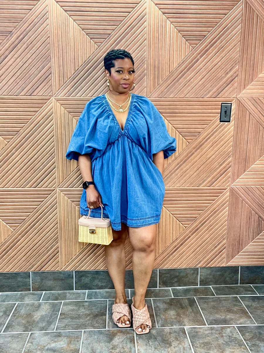 Denim Muse Dress (Med. Denim)