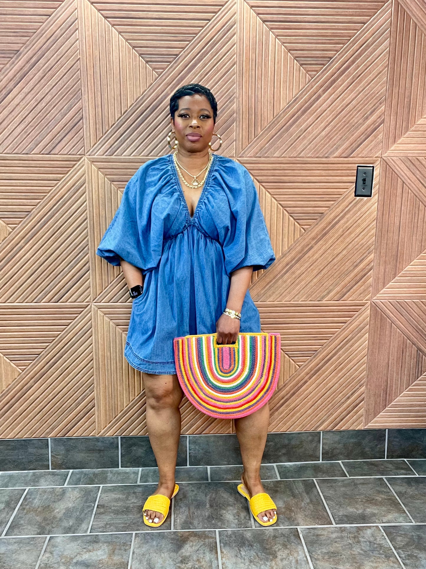 Denim Muse Dress (Med. Denim)