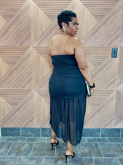 Sheer Grace Midi (Black)