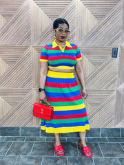 Color Pop Luxe Skirt Set