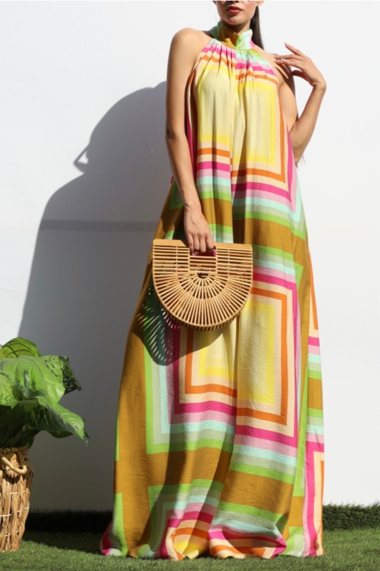 Sunset Park Palazzo Jumpsuit (Pink)