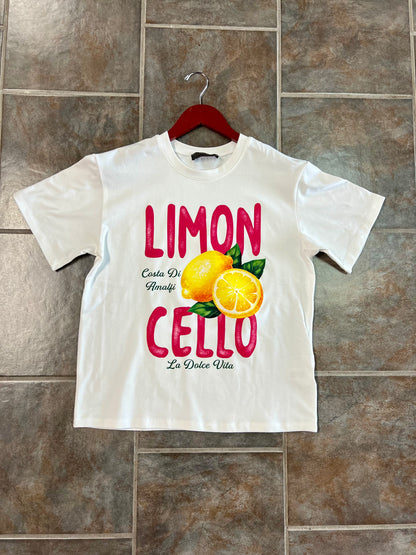 Limoncello Graphic Tee (Off white)