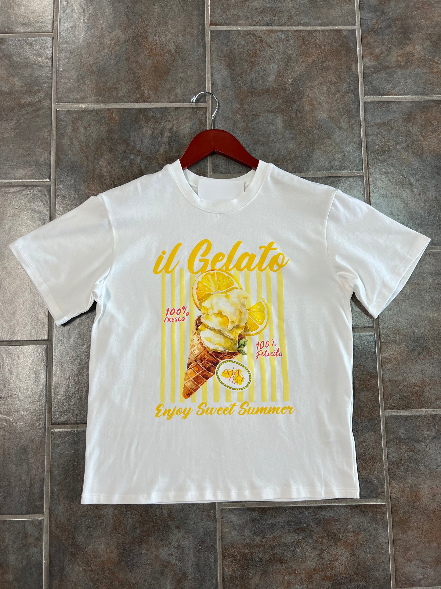 Gelato Graphic Tee (Off white)