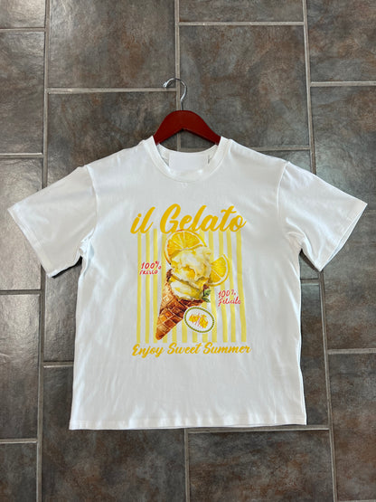 Gelato Graphic Tee (Off white)