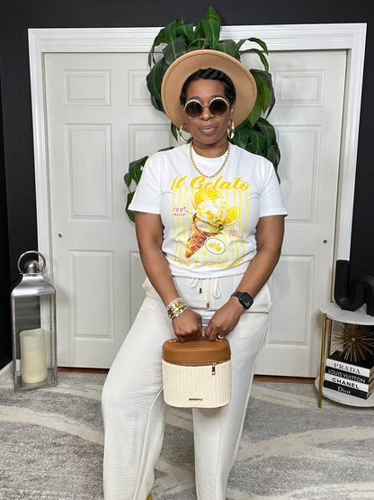 Gelato Graphic Tee (Off white)