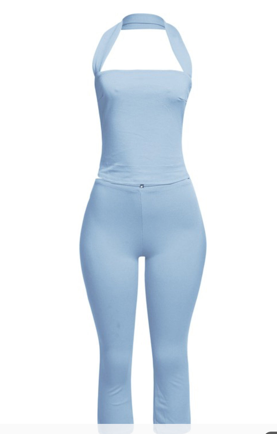The “Kat Von D” Capri Set (Baby Blue)