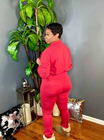 The JuJu Jogger Set (Burgundy)