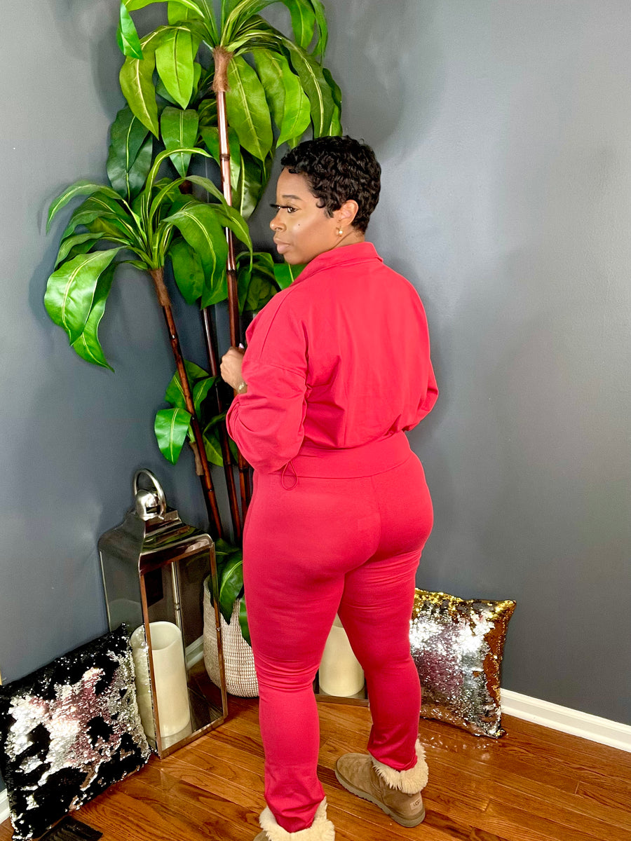 The JuJu Jogger Set (Burgundy)