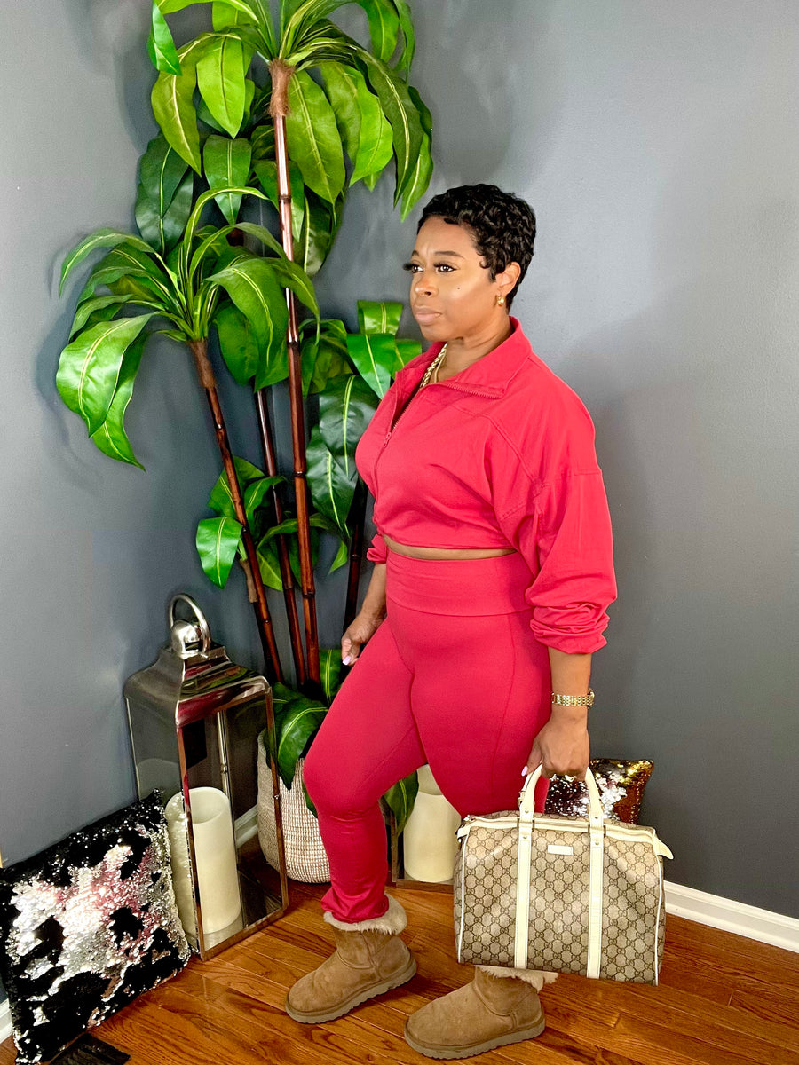 The JuJu Jogger Set (Burgundy)