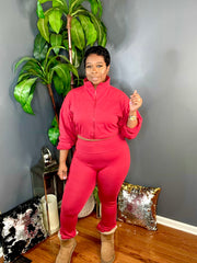 The JuJu Jogger Set (Burgundy)