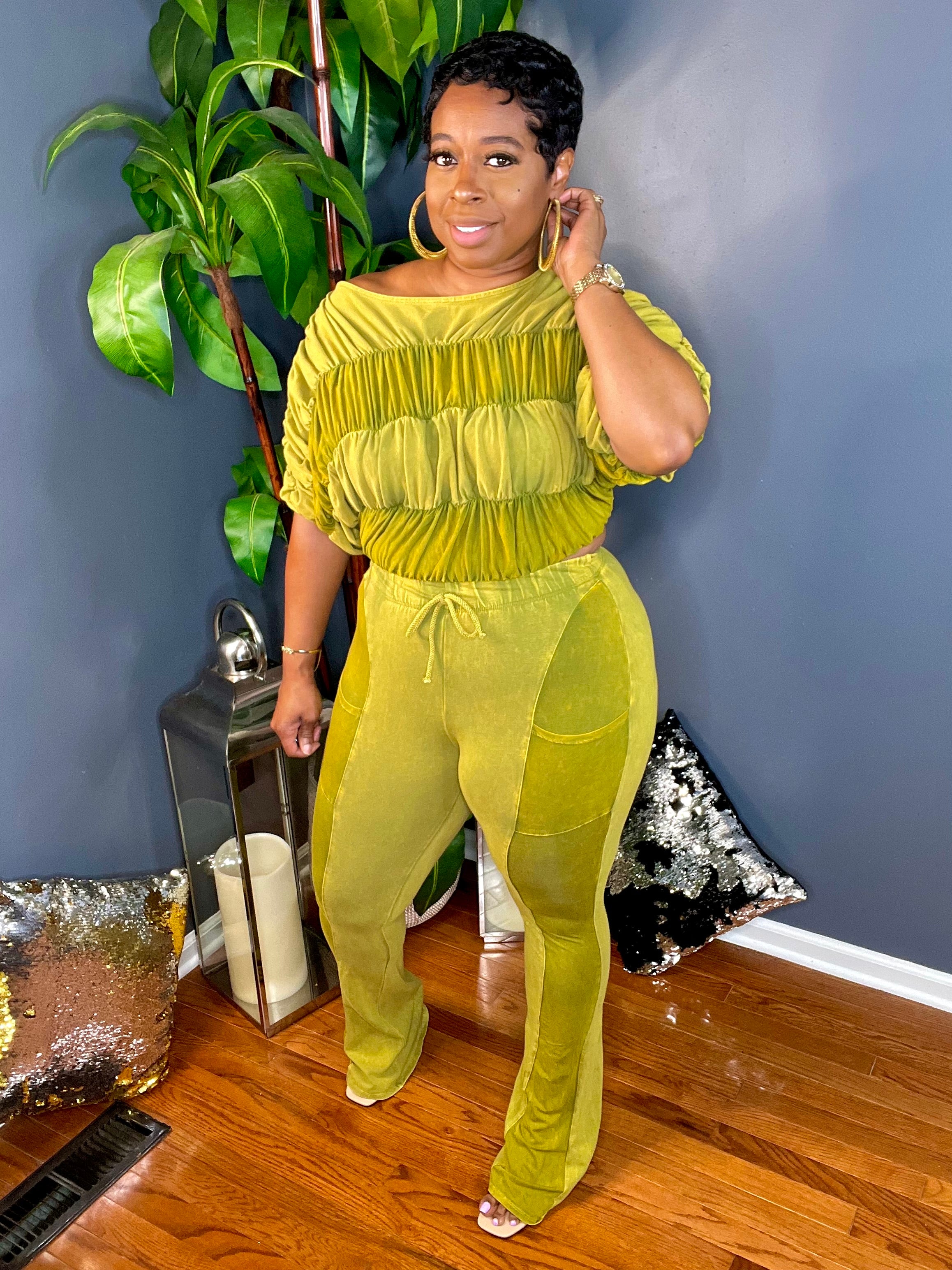 The Excuse Me Miss Set (Olive)