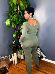 The Pretty Chic Jumpsuit (Olive)