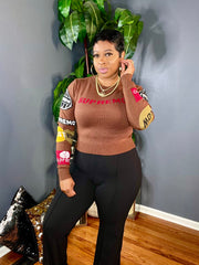 The Supremo Logo Graphic Sweater (Brown)
