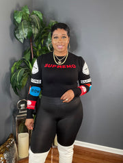 The Supremo Logo Graphic Sweater (Black)