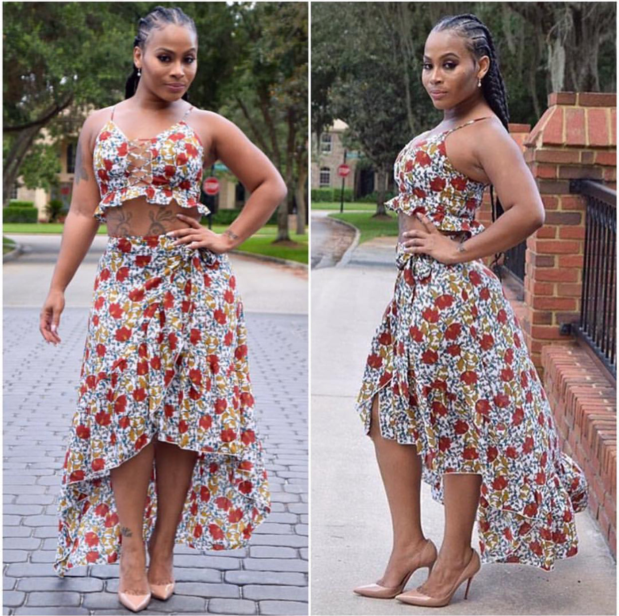 Selena Wrap Skirt Multi Bella s Attic Boutique