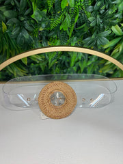 The “BORA” Bamboo Belt (Clear)