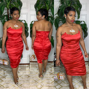PETRA Midi Dress (Red)