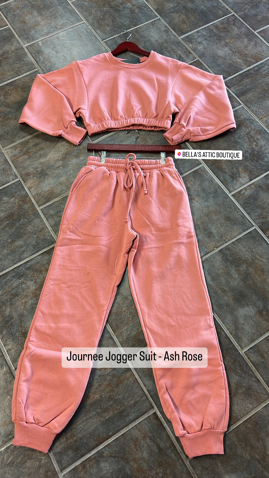 The JOURNEE Jogger Basic Set (Ash Rose)